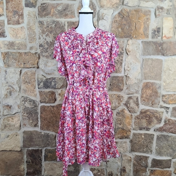 Shoshanna 12 Rylee Anfa Floral Dress - Picture 3 of 10